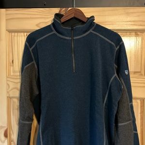 Men’s Kuhl Pullover sweater jacket sz L